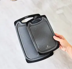 ست تخته گوشت 2 عددی کاراجا مدل Daily granit خاکستری