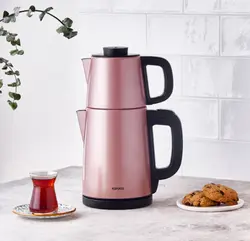 چاییساز برقی کاراجا مدل tea break رزگلد
