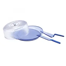 ست ظرف کیک خوری کاراجا رنگ آبی مدل Kapaklı Bal