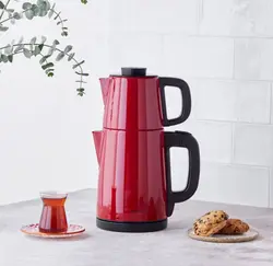 چاییساز برقی کاراجا مدل tea break قرمز