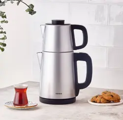 چاییساز برقی کاراجا مدل tea break استیل