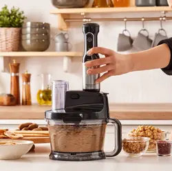 ربات غذاساز 4 کاره کاراجا مدل Prosteel mastermaid مشکی استیل