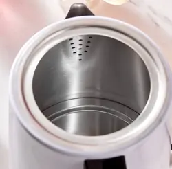 چاییساز برقی کاراجا مدل retro glass استیل آبی روشن