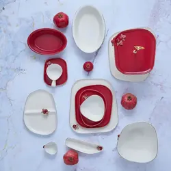 ظرف شیرینی خوری کاراجا مدل Narlı Katlı