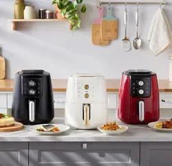 سرخ کن رژیمی کاراجا مدل Air Pro Cook Manuel رنگ قرمز