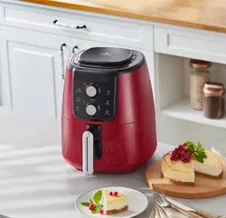 سرخ کن رژیمی کاراجا مدل Air Pro Cook Manuel رنگ قرمز