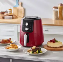 سرخ کن رژیمی کاراجا مدل Air Pro Cook Manuel رنگ قرمز