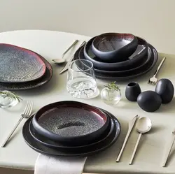 ست ظروف غذاخوری کاراجا 59 پارچه 12 نفره مدل Streamline Galactic