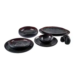 ست ظروف غذاخوری کاراجا 59 پارچه 12 نفره مدل Streamline Galactic