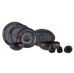 ست ظروف غذاخوری کاراجا 59 پارچه 12 نفره مدل Streamline Galactic