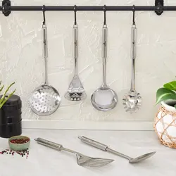 ست کفگیر ملاقه استندی کاراجا مدل chef