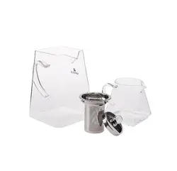 کتری قوری تمام شیشه ای کاراجا مدل giza