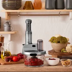 ربات غذاساز 4 کاره کاراجا مدل Prosteel mastermaid خاکستری