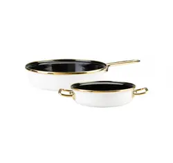 ست تابه و ماهیتابه کاراجا مدل Retro سفید