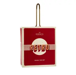 ست تابه و ماهیتابه کاراجا مدل Retro قرمز