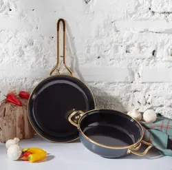 ست تابه و ماهیتابه کاراجا مدل Retro سرمه ای