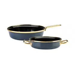 ست تابه و ماهیتابه کاراجا مدل Retro سرمه ای