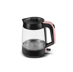 چاییساز برقی کاراجا مدل Glass Tea XL دسته رزگلد