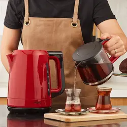 چاییساز برقی کوک پلاس مدل 1501 قرمز