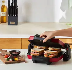 گریل و تستر کاراجا مدل Future Essential قرمز مات