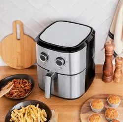 سرخ کن رژیمی کاراجا مدل Multifry inox سیلور