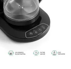 چاییساز برقی کاراجا مدل رباتیک connect robotea کروم