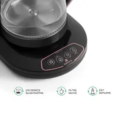 چاییساز برقی کاراجا مدل رباتیک connect robotea رزگلد