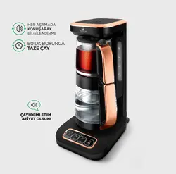 چاییساز برقی کاراجا مدل رباتیک Robotea pro دسته برنز