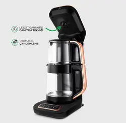 چاییساز برقی کاراجا مدل رباتیک Robotea pro دسته برنز