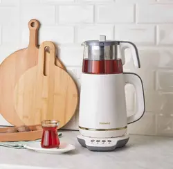 چاییساز برقی هومند مدل Royaltea سفیدگلد