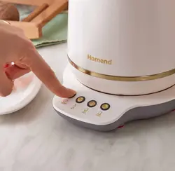 چاییساز برقی هومند مدل Royaltea سفیدگلد