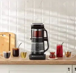 چاییساز برقی کاراجا مدل رباتیک Robotea pro دسته کروم