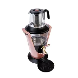 سماور برقی کاراجا مدل Retro Led رزگلد