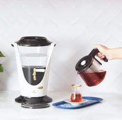 سماور برقی کاراجا مدل Retro Led کرم