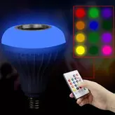 لامپ موزیکال دارای رقص نور و اسپیکر بلوتوثی LED Music Bulb برند: متفرقه