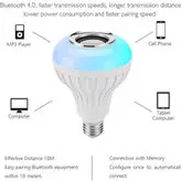 لامپ موزیکال دارای رقص نور و اسپیکر بلوتوثی LED Music Bulb برند: متفرقه