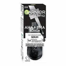 سرم لایه بردار زغال AHA+BHA ونیاسامید گارنیه 30ML