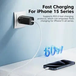 کابل تبدیل USB-C توکی Toocki مدل TQ-X51C3 طول 1 متر