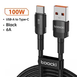 کابل تبدیل USB به USB-C توکی Toocki مدل 100W TQ-X12 طول 1 متر - VEIKIT