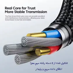 کابل تبدیل USB به USB-C توکی Toocki مدل 100W TQ-X12 طول 1 متر - VEIKIT