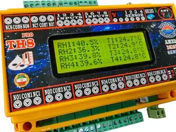 کنترلر سیمکارتی دما و رطوبت با 4 سنسور مجزا