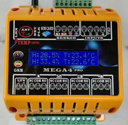 کنترل دما و رطوبت سیمکارتی با قابلیت دو سنسور
