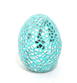 تخم شتر مرغ آینه کاری