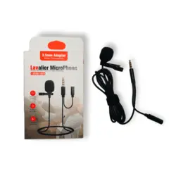 میکروفن یقه ای سیم دار مدل Lavalier 1.5m - فروشگاه اینترنتی نلکا