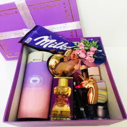 باکس کادوی دخترانه رنگ بنفش کد G103