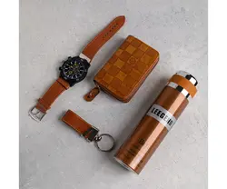 باکس کادوی مردانه لوکس طلایی m122