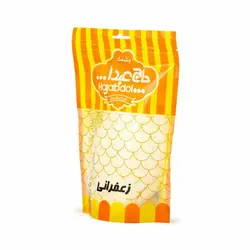 پشمک الیافی زیپ دار زعفرانی حاج عبدالله - مجتهدی، حس خوب هم باوری