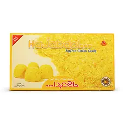 پشمک لقمه ای زعفرانی حاج عبدالله - مجتهدی، حس خوب هم باوری