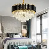 لوستر مدرن کریستال L1502-55 لوسترسازان