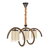 لوستر سه شعله مدل فنری f3